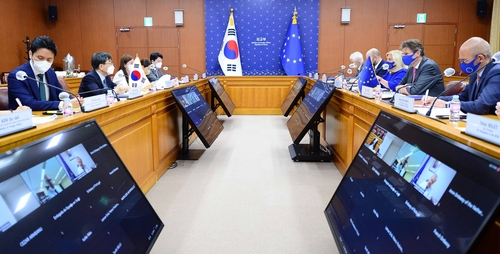 한-EU 공동위 서울서 열려…디지털·그린 파트너십 협력 논의