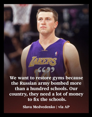 메드베덴코, 조국 우크라이나 위해 NBA 챔피언 반지 경매