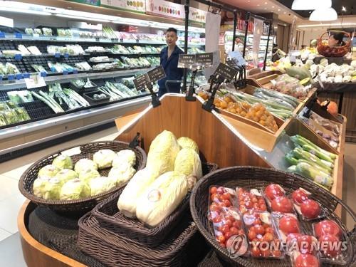 중국 7월 소비자물가 상승률 2.7%…2년만에 최고