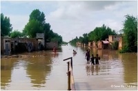 최악의 폭우 겪는 파키스탄, 실향민 21만명 중 절반은 아동