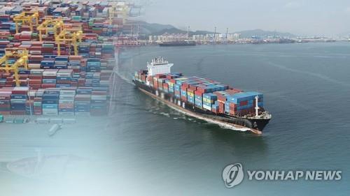 [1보] 수출 두 달 연속 마이너스…작년 동월 대비 14% 급감