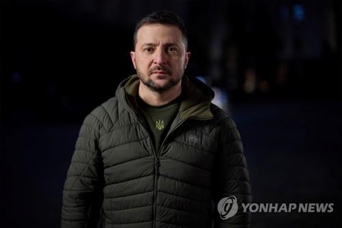 볼라디미르 젤렌스키 우크라이나 대통령 [로이터 연합뉴스 자료사진. 재판매 및 DB 금지] 