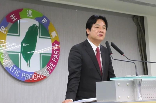 대만 집권 민진당 새 주석에 라이칭더 부총통 당선