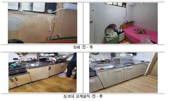 서울시 '희망의 집수리' 사업 전후 모습