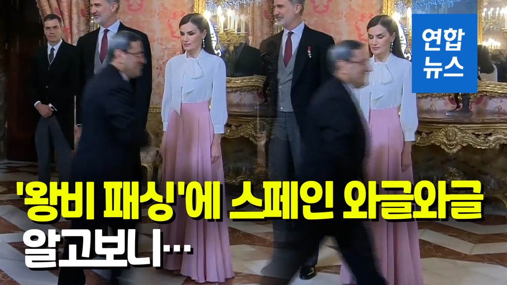 [영상] 이란 대사가 왕비 무시?…스페인 왕실 초청 리셉션에서 생긴 일 - 2