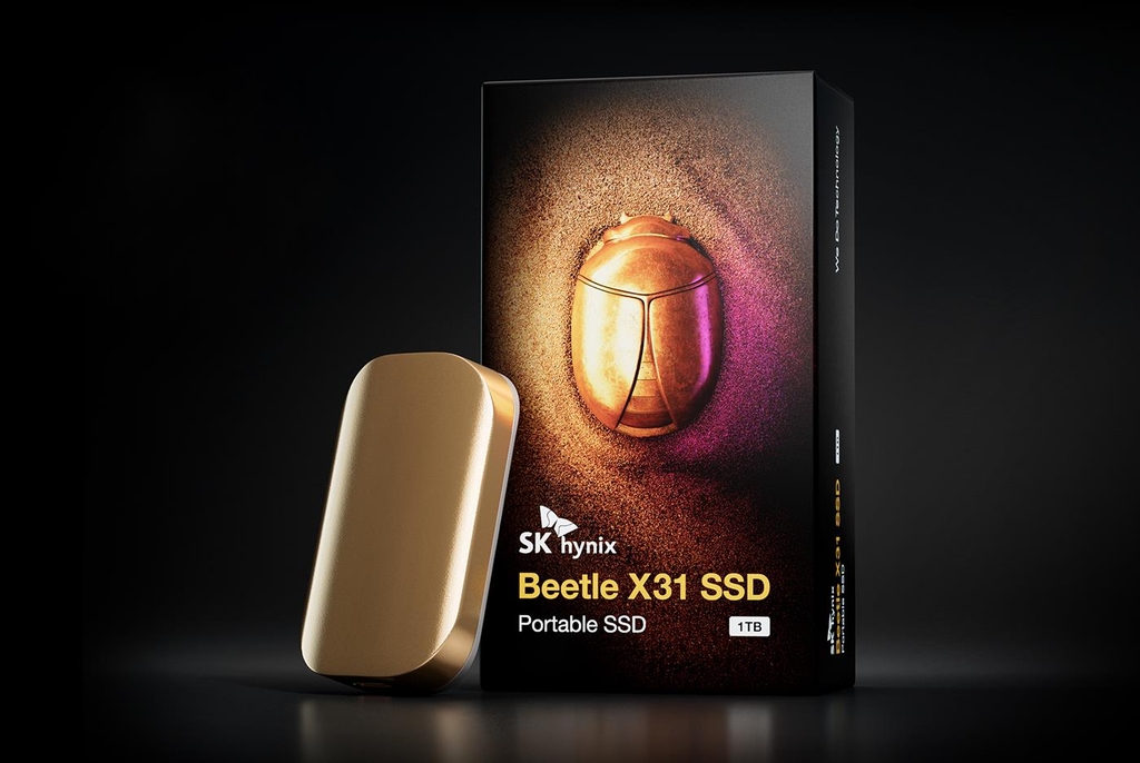 SK하이닉스 첫 소비자용 포터블 SSD '비틀 X31'