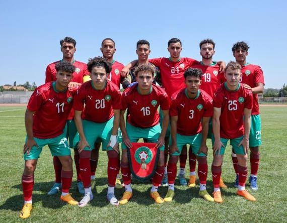 모로코 U-18 축구대표팀 선수들