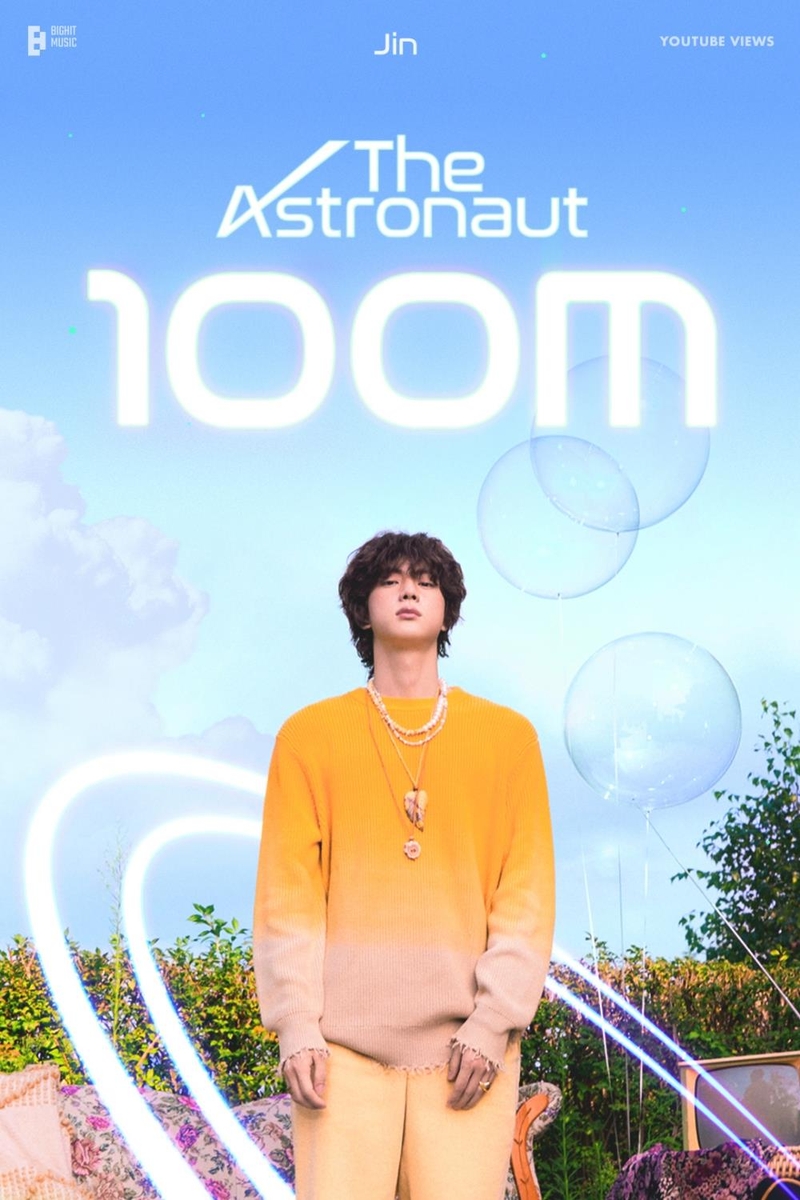 'The Astronaut' de Jin atinge 100 milhões de visualizações