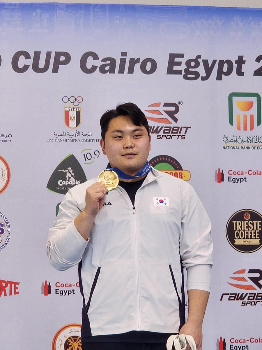 카이로 사격 월드컵 권총 금메달을 딴 임호진