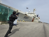 동해해경, 신종 '드론 테러' 대응 합동훈련