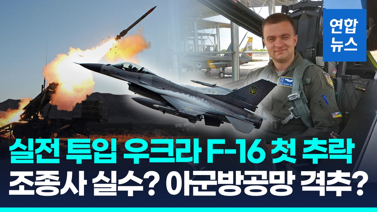 [영상] 러 격퇴 공중전 투입됐다가…우크라 F-16 첫 추락, 조종사 사망 - 2