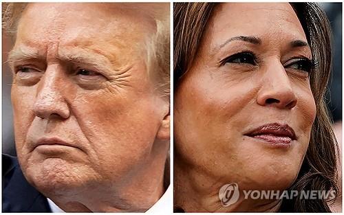 첫 TV토론 격돌을 앞둔 트럼프 전 대통령(왼쪽)과 해리스 부통령