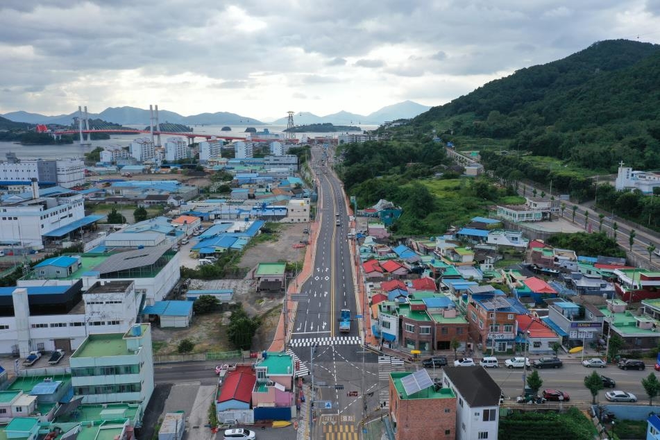 삼천포대교공원∼각산사거리 도시계획도로