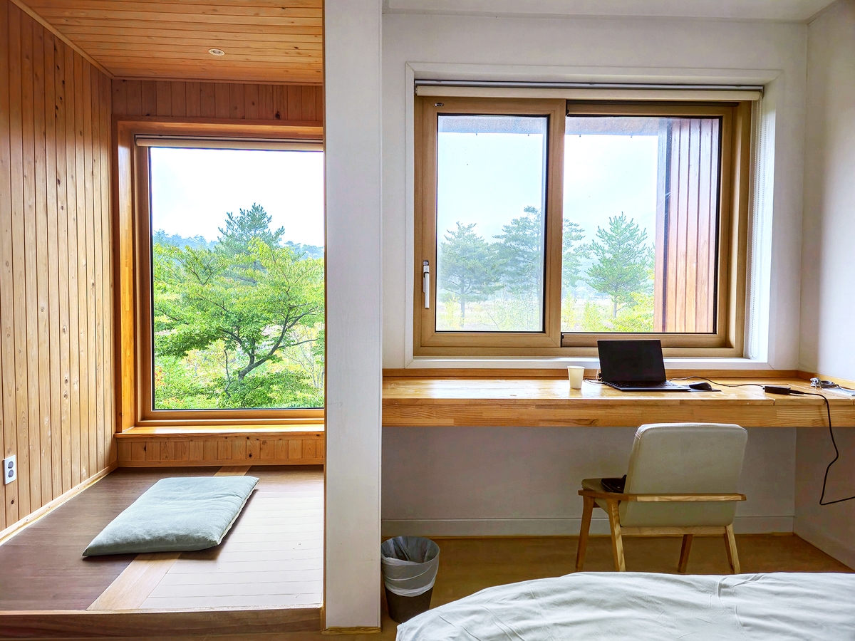 명상마을 숙소[사진/백승렬 기자]