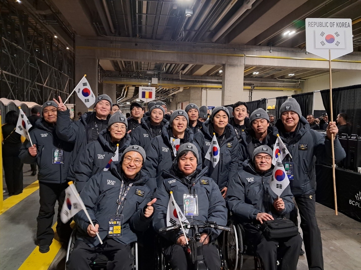 캐나다 세계상이군인체육대회에 참가한 한국 선수단