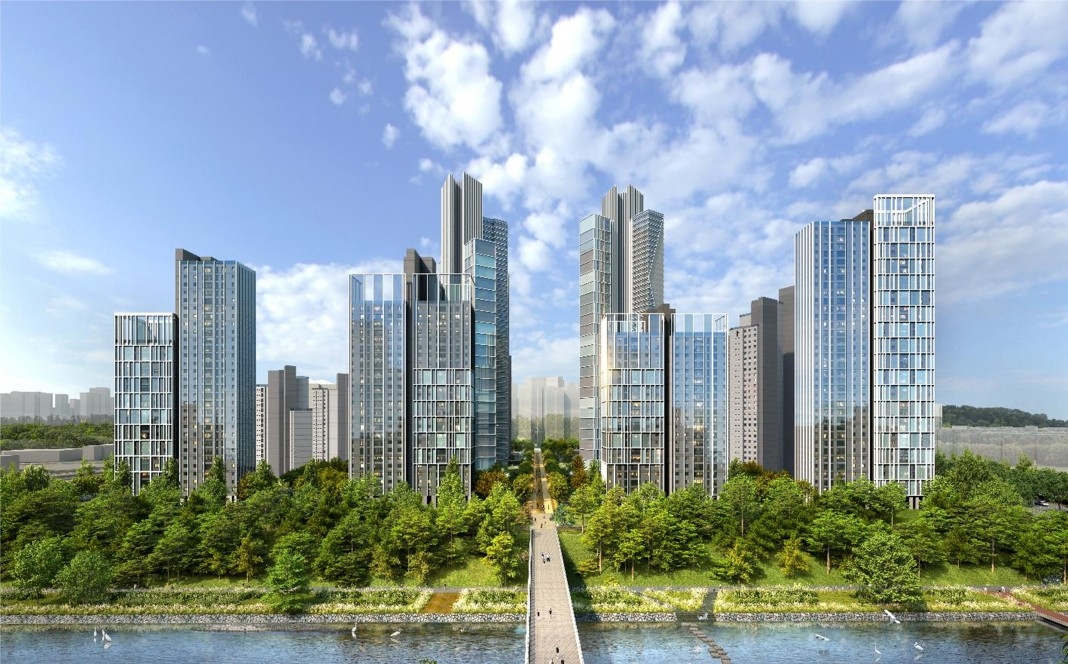 강남구 개포통합(개포경남·우성3차·현대1차) 재건축 정비구역 조감도