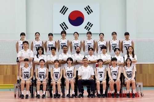VNL에 나서는 여자배구 대표팀