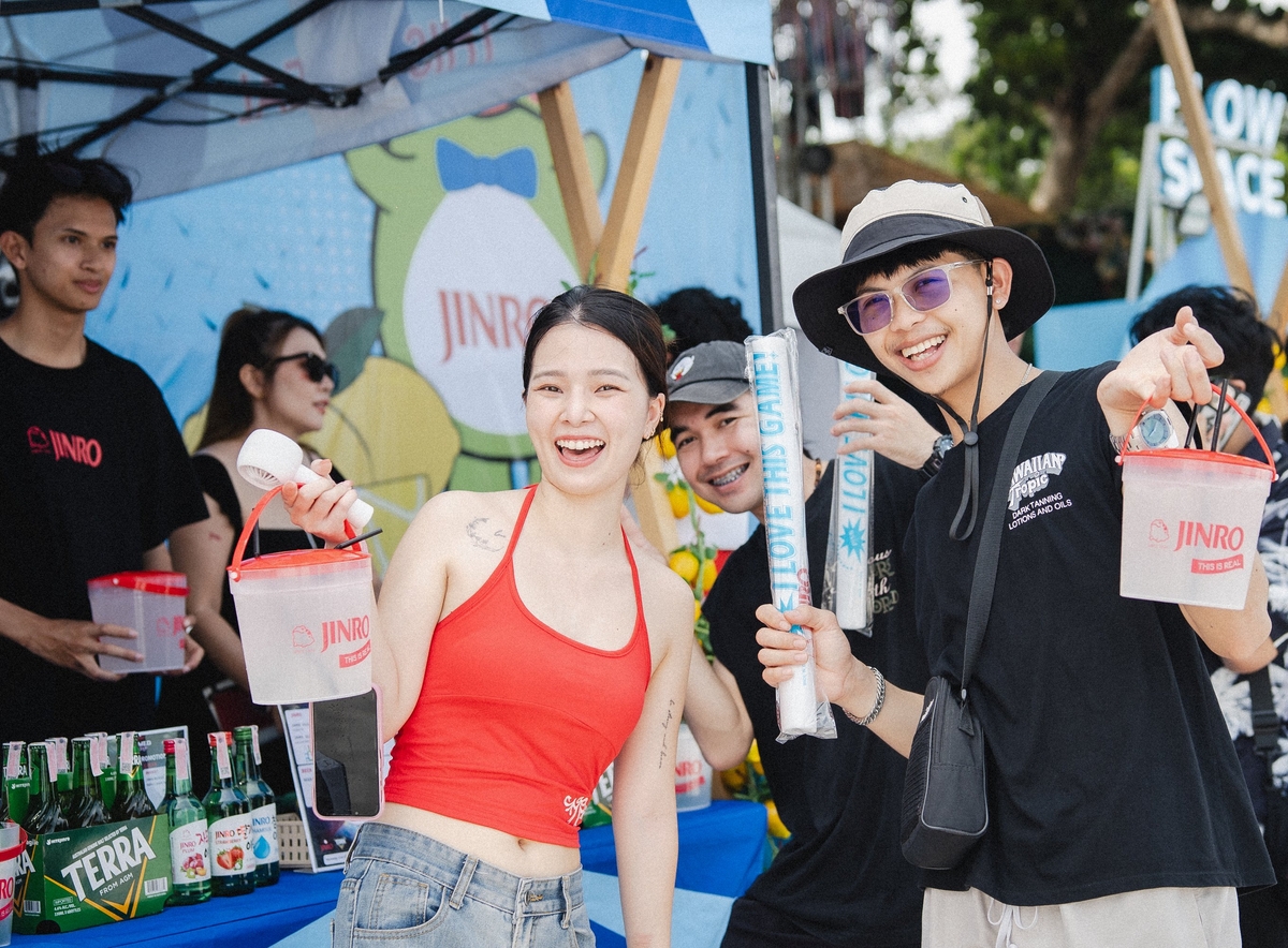 하이트진로, 태국 소주 수출량 70%↑…현지 음악축제서 MZ 공략