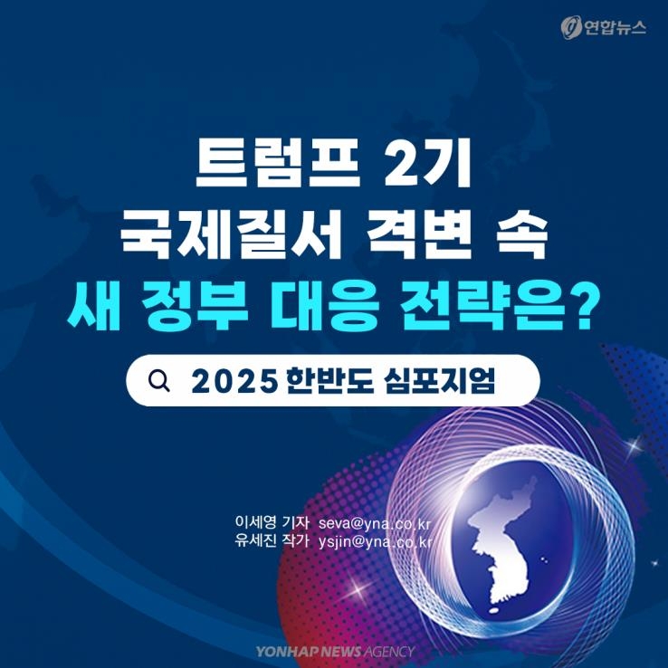 [카드뉴스] 연합뉴스 한반도 심포지엄…국제질서 격변 속 대응전략은? - 1