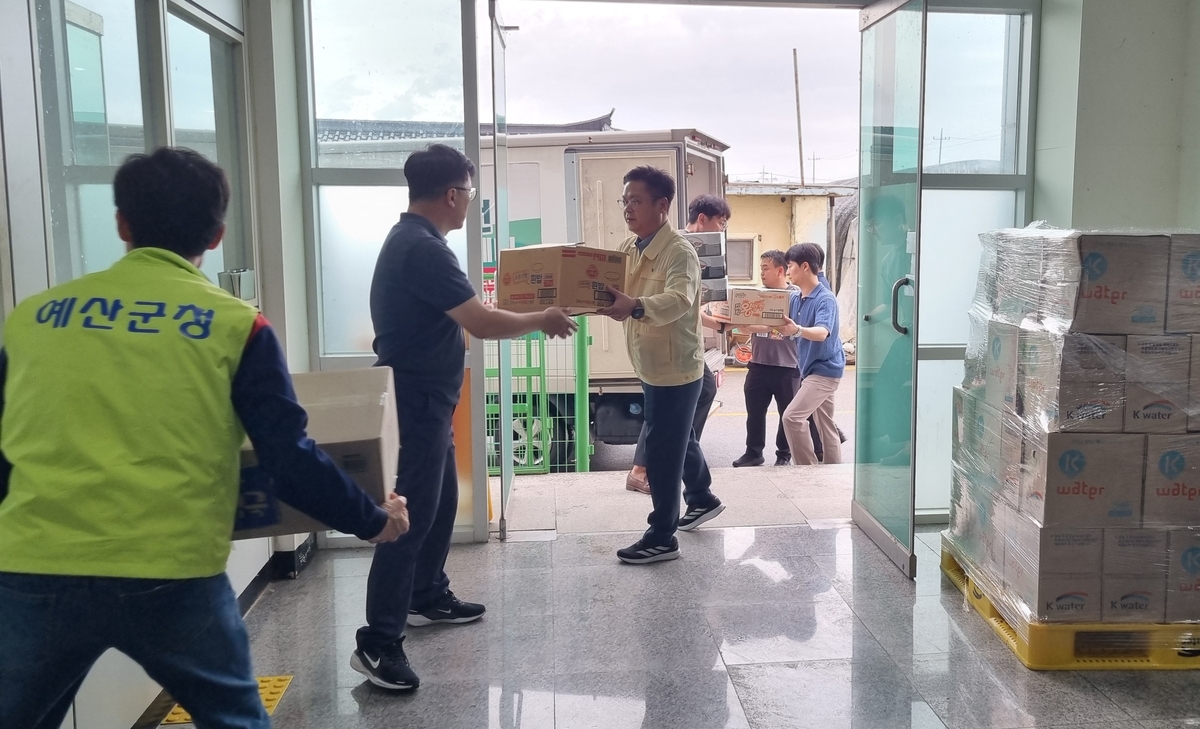 수자원공사, 수해 지역 식수 제공…병물 생산 24시간 가동