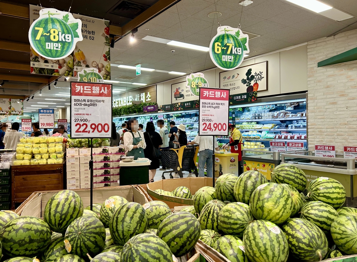 한포기 5천원 '금배추'…지갑 열기 겁나는 채소·과일 …