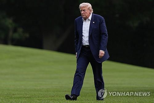 트럼프, 타결 임박했다던 인도에 "8월1일부터 25% …