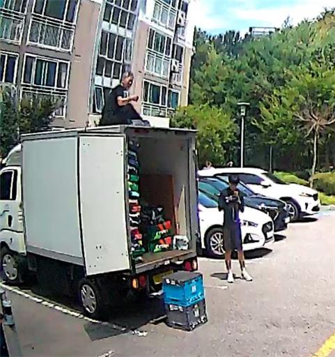 화재 대피 도운 택배기사