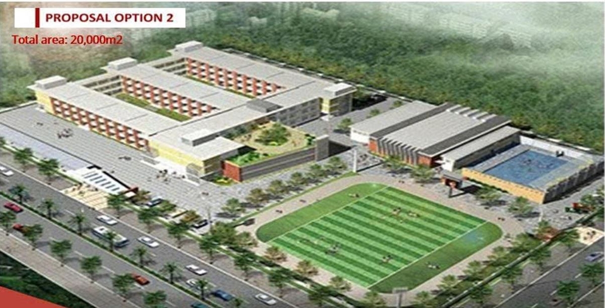 베트남 다낭 한국국제학교 조감도