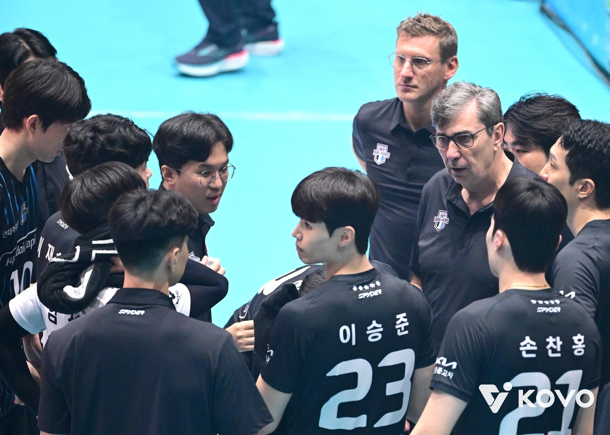 '컵대회 중도하차' 남자배구 현대캐피탈, 10월 일본 전지훈련