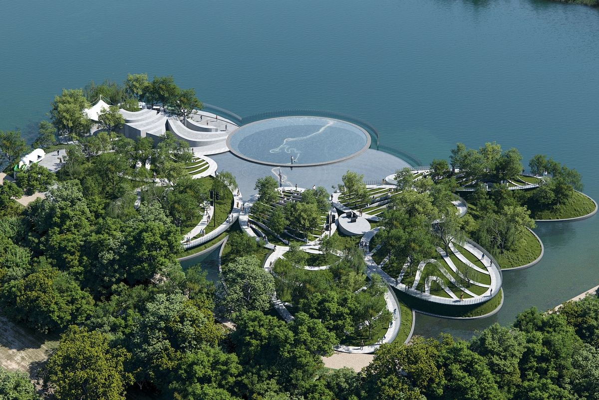 수상공연장 조감도