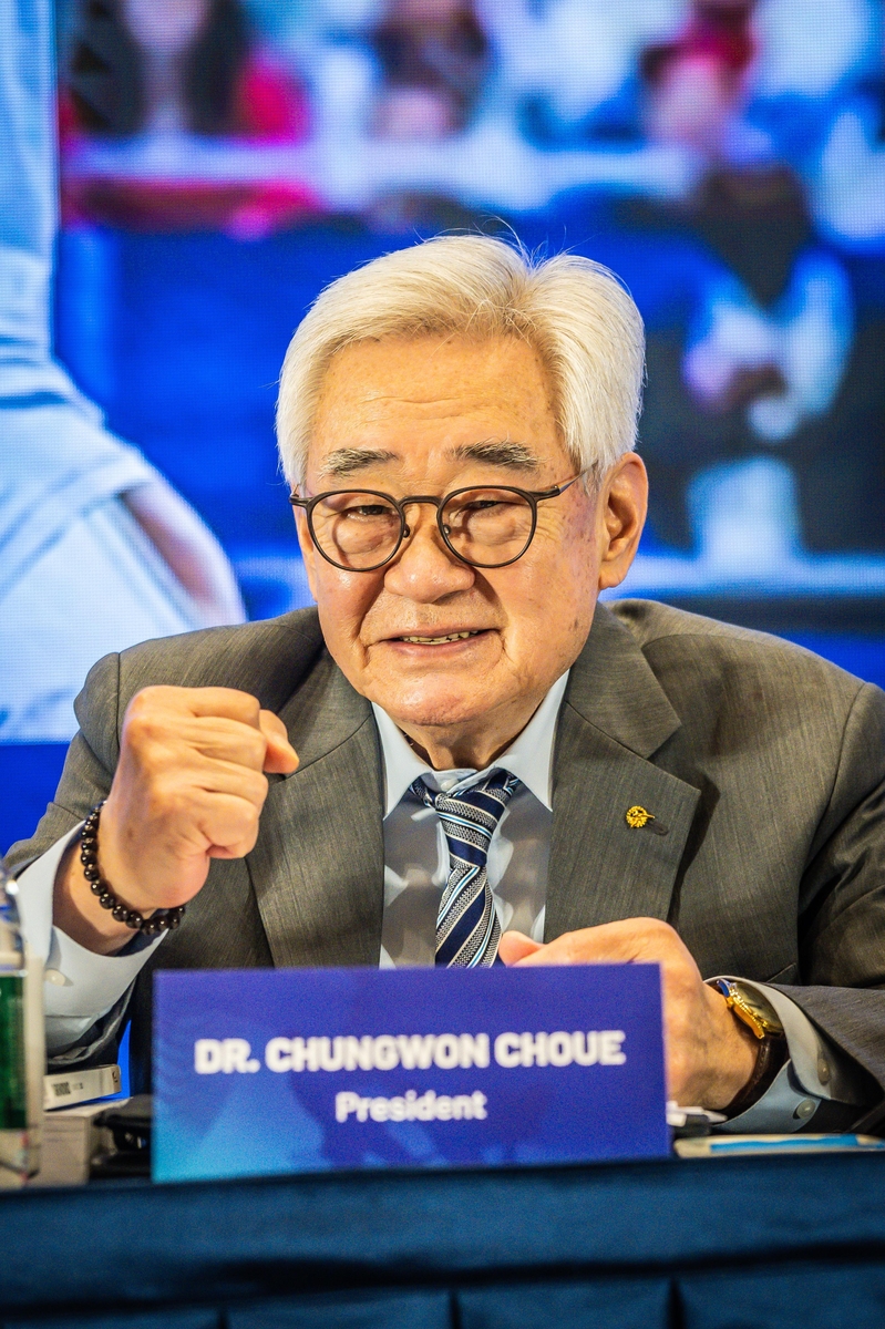 조정원 세계태권도연맹 총재.