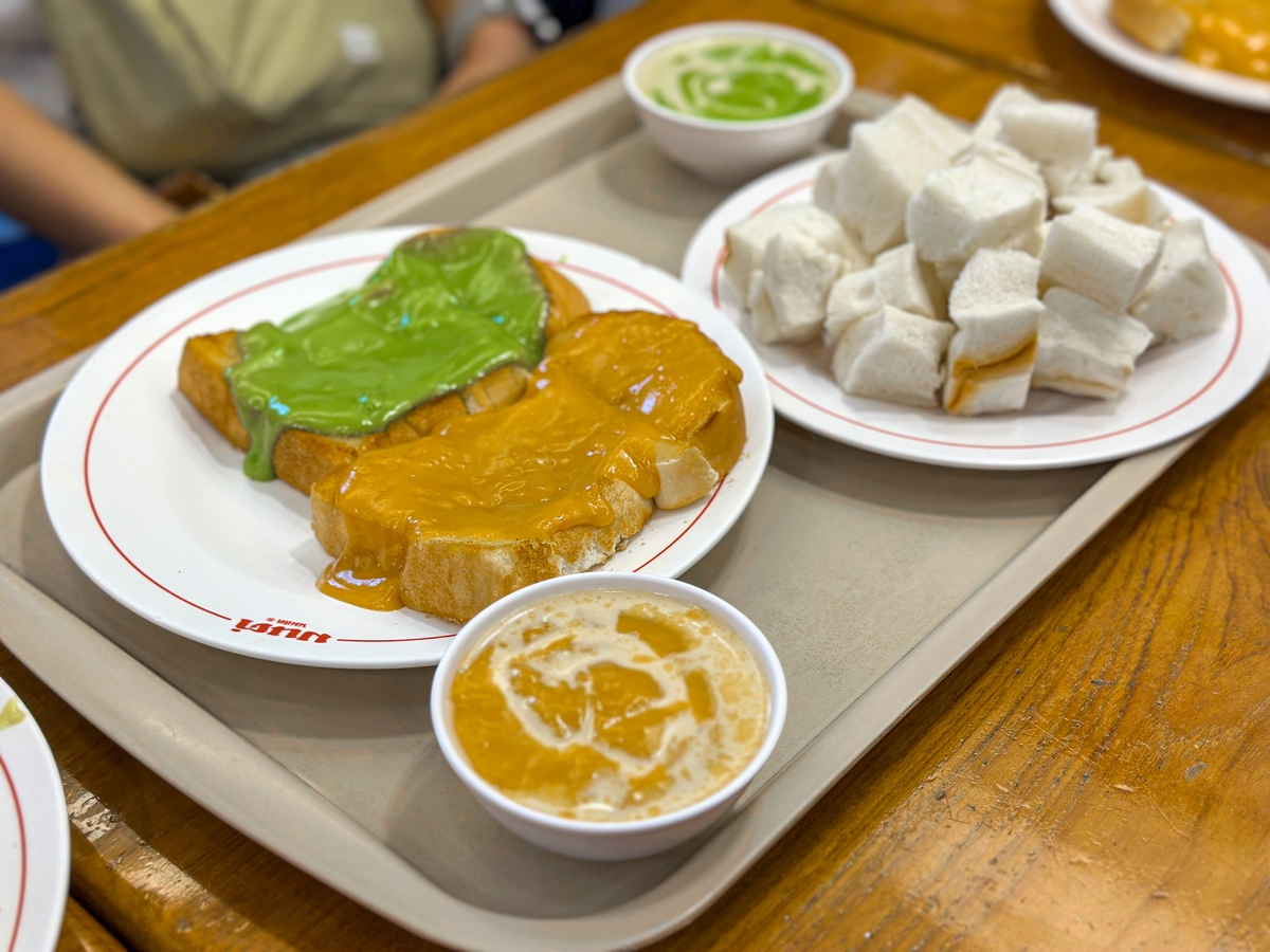 방콕의 유명 디저트 카페 '몬 넘 솟'의 토스트 [사진/권혁창 기자]