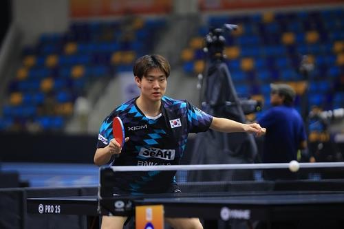 오준성의 경기 장면