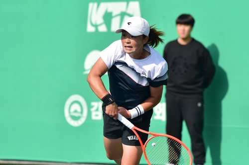 김나리의 경기 모습. 