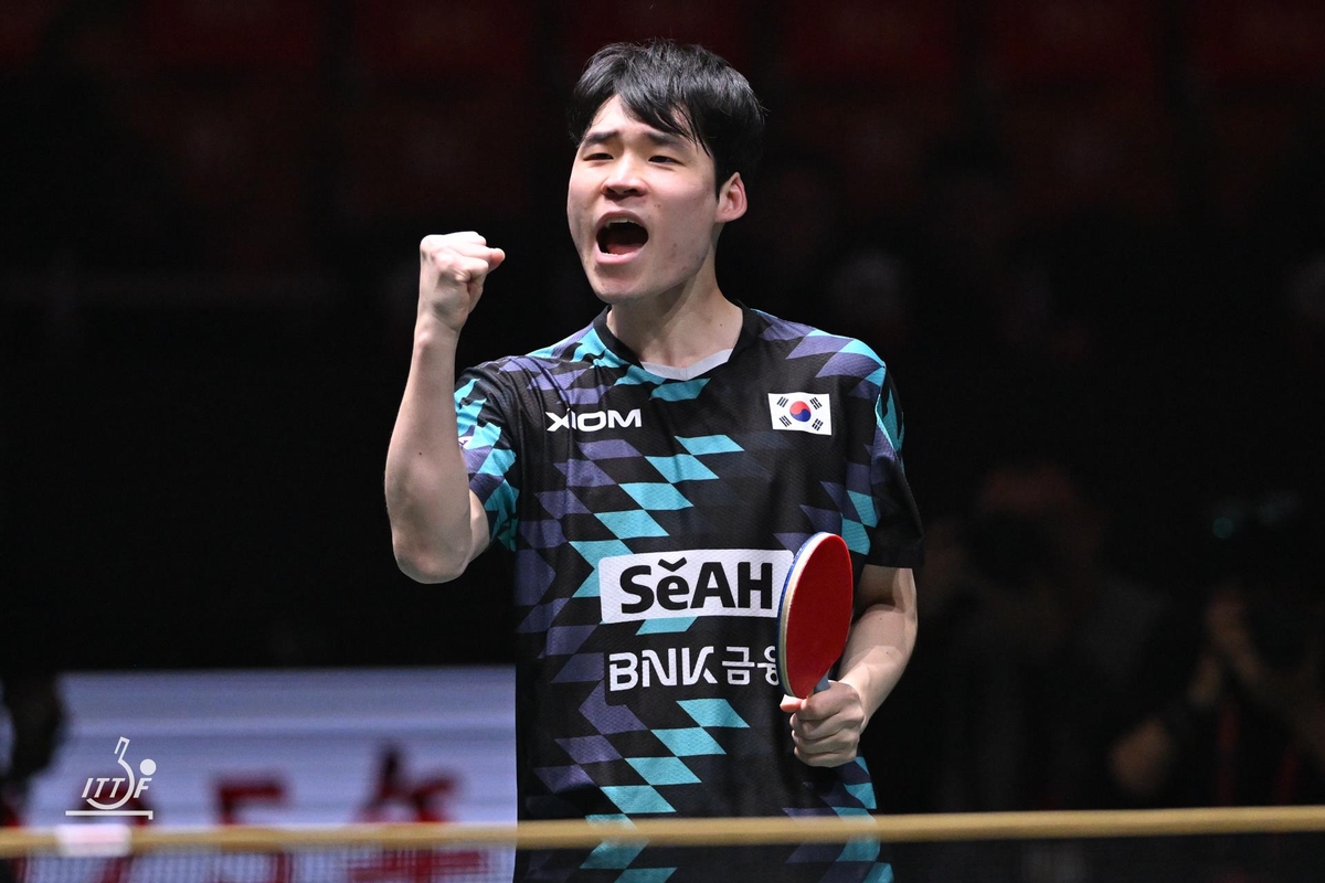 한국 탁구, 혼성단체 월드컵서 장우진 활약에도 독일에 7-8 석패