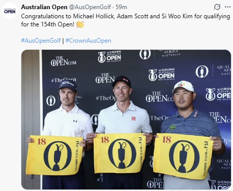 김시우, DP월드투어 호주오픈 3위…내년 디오픈 출전권 확보