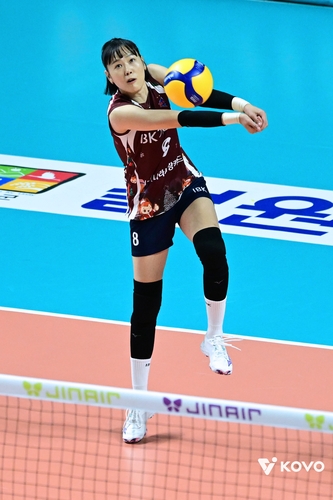 IBK기업은행 리베로 임명옥의 리시브