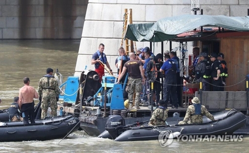 (2ª AMPLIACIÓN) Se confirma que los 5 cuerpos hallados son víctimas surcoreanas del hundimiento del barco en Hungría