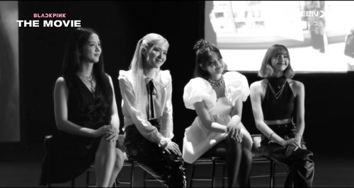 La foto, sin fechar, proporcionada por YG Entertainment, muestra al grupo femenino del K-pop BLACKPINK en su película "BLACKPINK THE MOVIE". (Prohibida su reventa y archivo) 