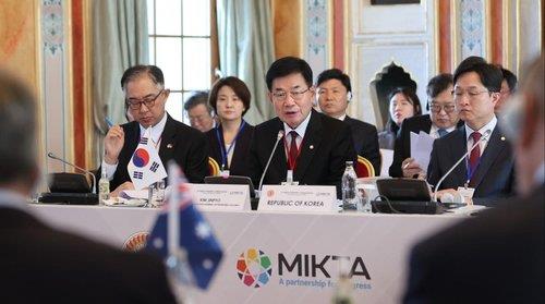 The President of the National Assembly attends the meeting of the parliamentary leaders of MIKTA in Turkey |  YONHAP NEWS AGENCY