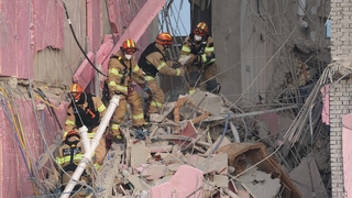 붕괴사고 28층 잔해 속 매몰자 1명 추가 발견