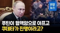 [영상] 부은 얼굴·어색한 자세 푸틴 혈액암?…"대역도 이미 준비"