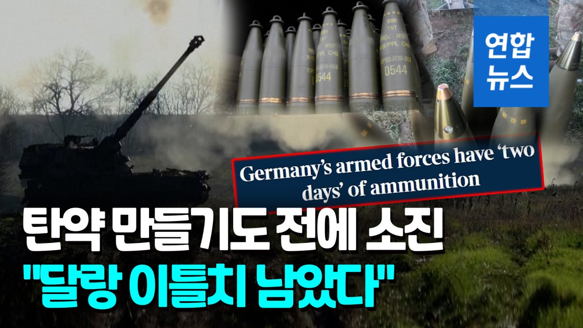 [영상] "독일 탄약 이틀치 남았다"…전쟁 장기화에 바닥난 나토 무기고