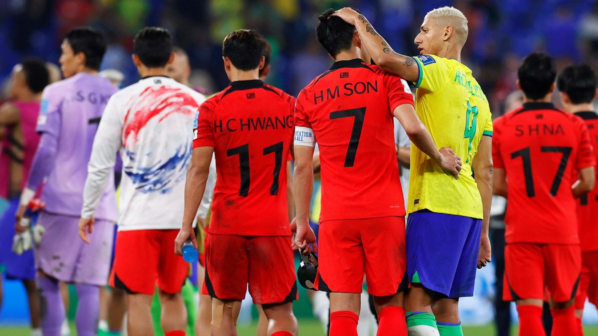 (كأس العالم) خروج كوريا الجنوبية من البطولة بعد الخسارة الثقيلة أمام البرازيل في دور الستة عشر