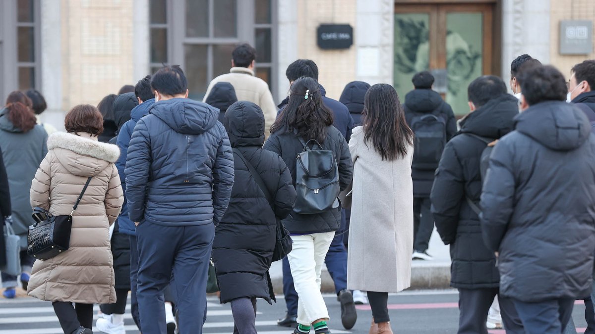 El tiempo más frío de la temporada azota Corea del Sur