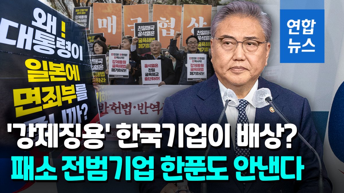 [영상] '강제징용 배상금' 한국기업이 대신 낸다…'해법' 맞나?