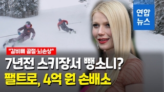 [영상] 귀네스 팰트로 '스키 뺑소니'로 손배소…"완전 헛소리"