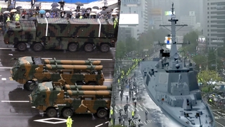 ソウル中心部で軍事パレード　高威力ミサイル初公開（９月２７日）
