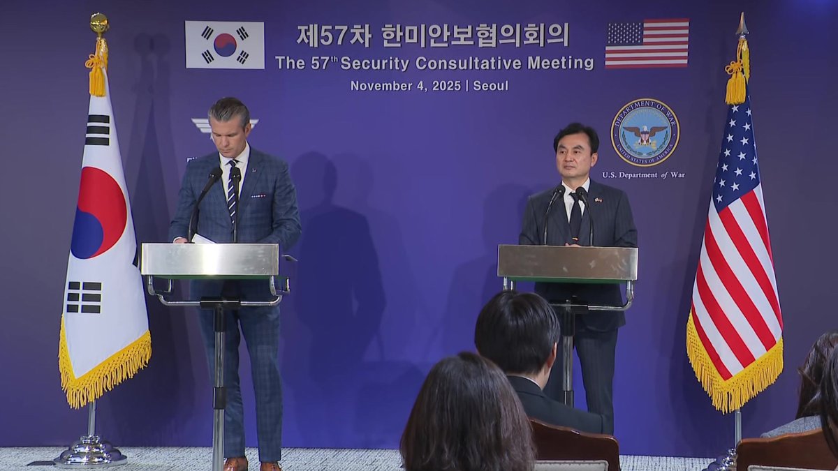 [현장연결] 한미 국방장관, 공동 기자회견…안보협의회 결과 브리핑