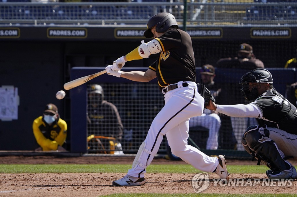 김하성, MLB 시범경기서 4번째 안타 
